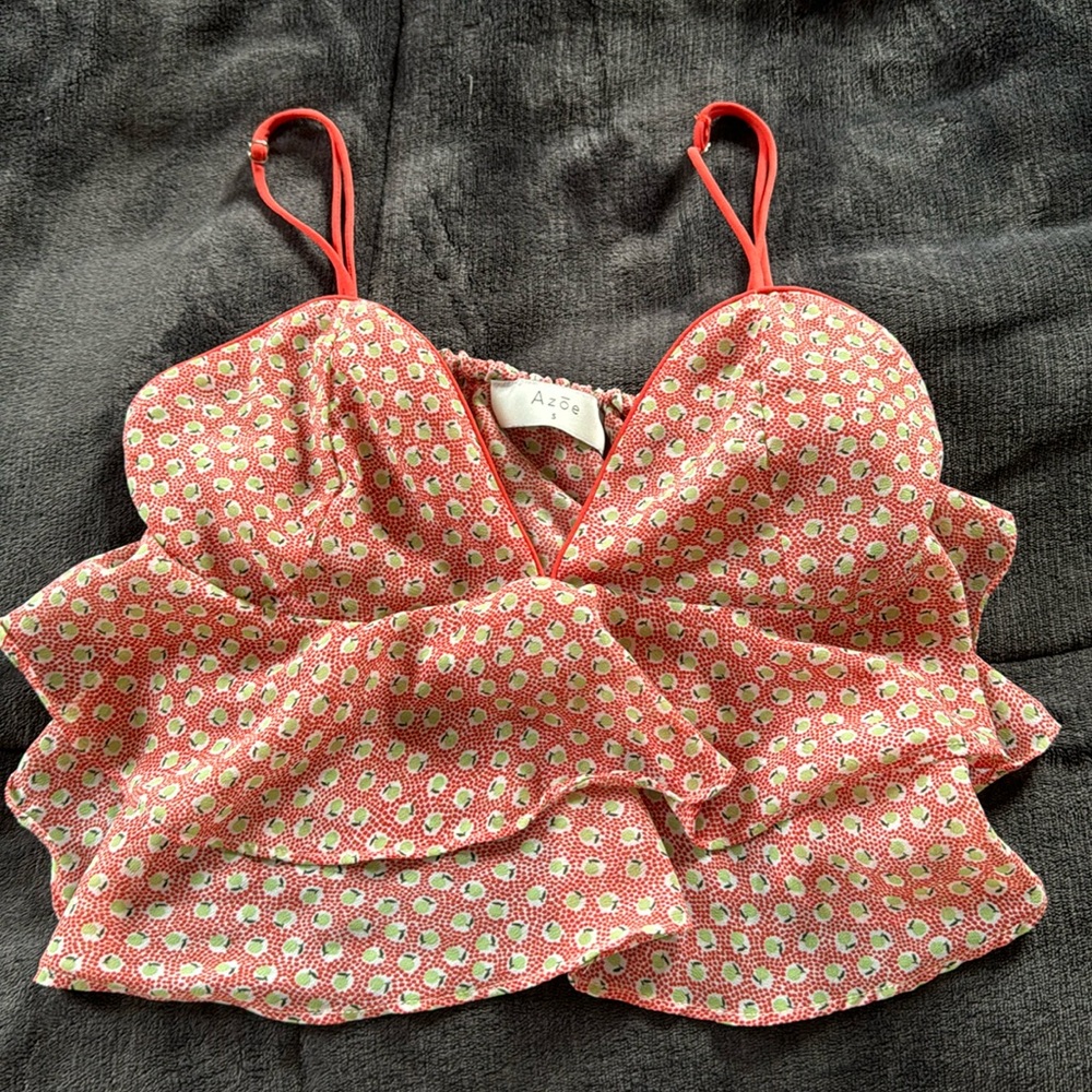 Ruffle crop top